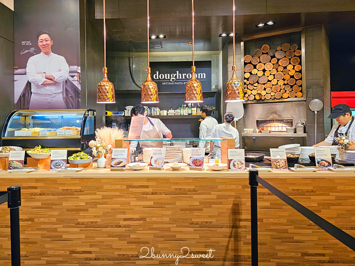 台北吃到飽「寒舍艾美探索廚房」首爾最潮米其林餐廳 doughroom  快閃進駐，K-PASTA義大利麵控必朝聖 @兔兒毛毛姊妹花