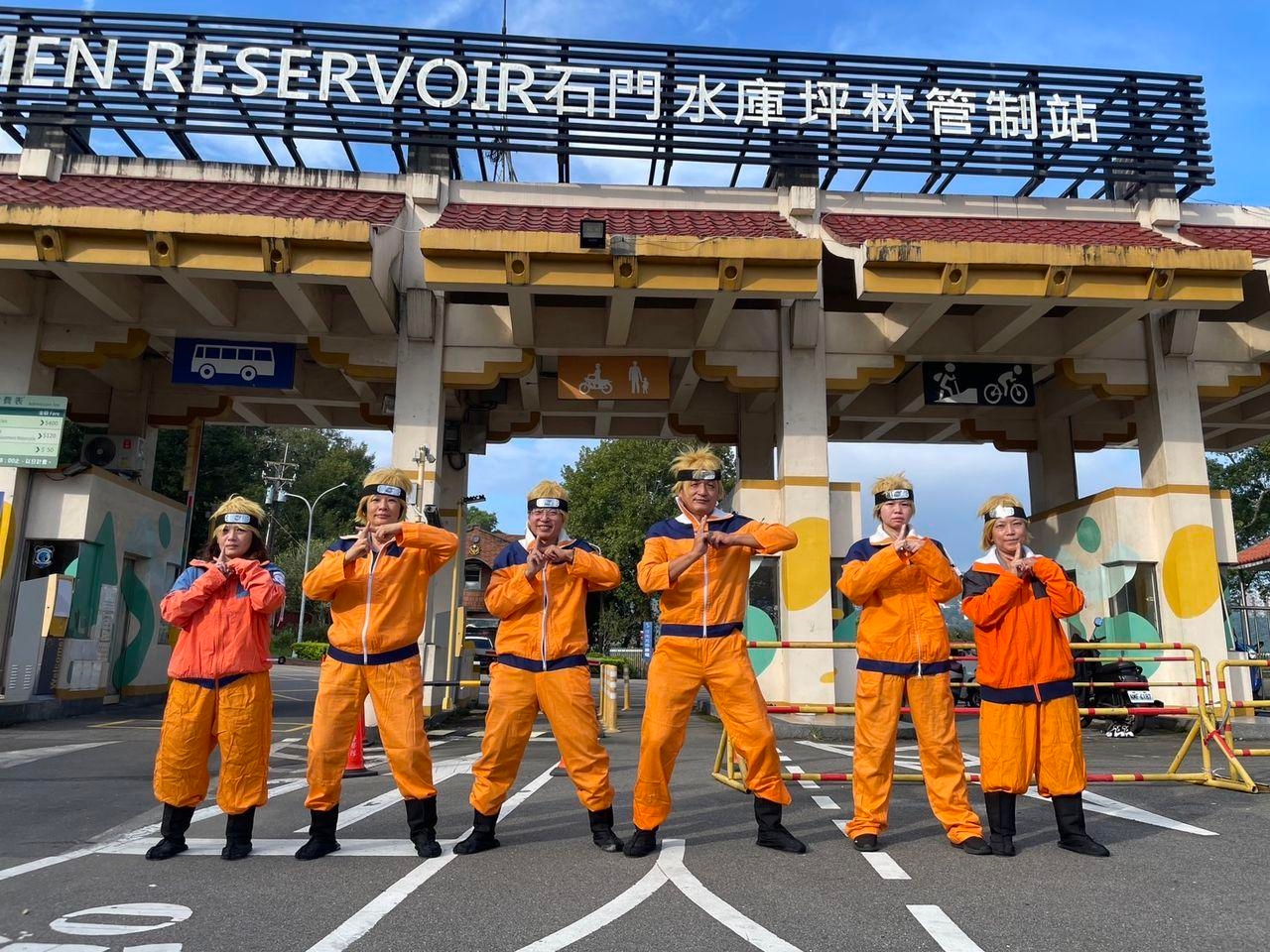 桃園「石門水庫一日遊」吃活魚大餐、逛觀光工廠、參加全台唯一火影忍者路跑「大龍門鱻漫跑嘉年華」 @兔兒毛毛姊妹花