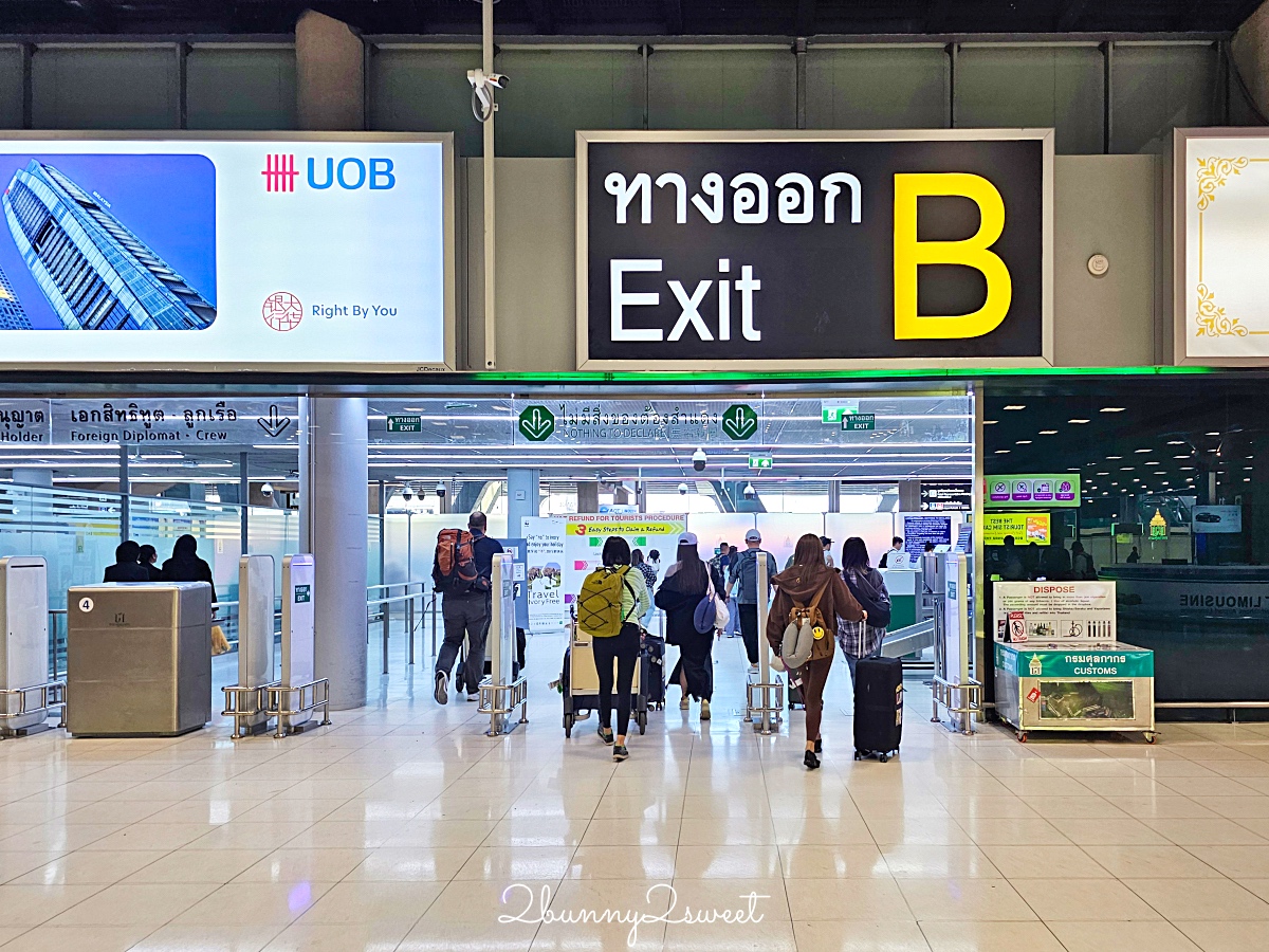 泰國曼谷機場 Suvarnabhumi Airport 最強攻略～BKK換錢、寄物、餐廳、按摩、便利商店、手標泰奶 @兔兒毛毛姊妹花