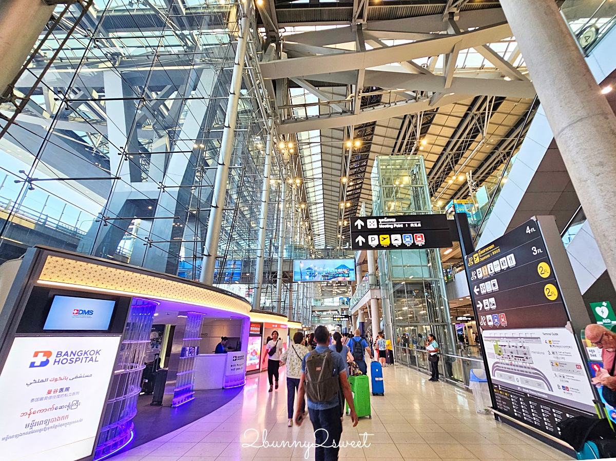 泰國曼谷機場 Suvarnabhumi Airport 最強攻略～BKK換錢、寄物、餐廳、按摩、便利商店、手標泰奶 @兔兒毛毛姊妹花