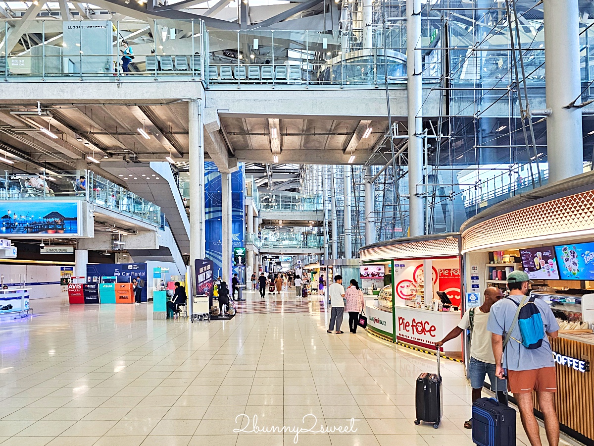 泰國曼谷機場 Suvarnabhumi Airport 最強攻略～BKK換錢、寄物、餐廳、按摩、便利商店、手標泰奶 @兔兒毛毛姊妹花