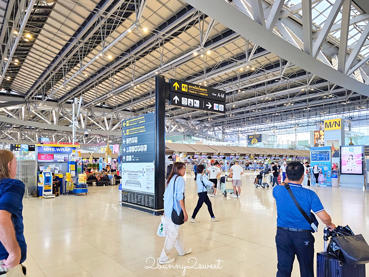 泰國曼谷機場 Suvarnabhumi Airport 最強攻略～BKK換錢、寄物、餐廳、按摩、便利商店、手標泰奶 @兔兒毛毛姊妹花