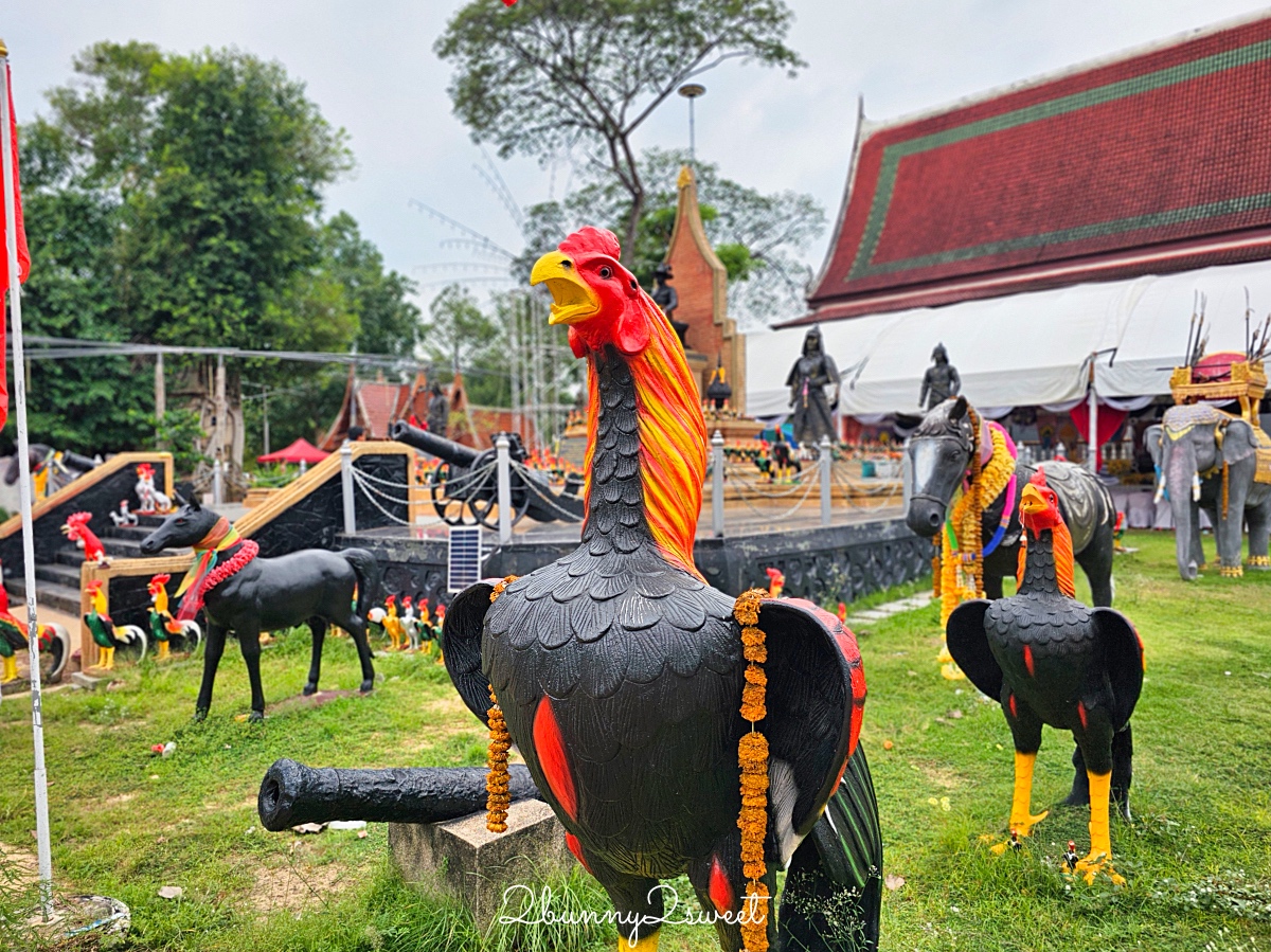 曼谷近郊景點「Wat Bang Kung 樹中廟」泰國十大靈驗廟宇之一 ，順便參觀娜娜廟、鄭王像 @兔兒毛毛姊妹花