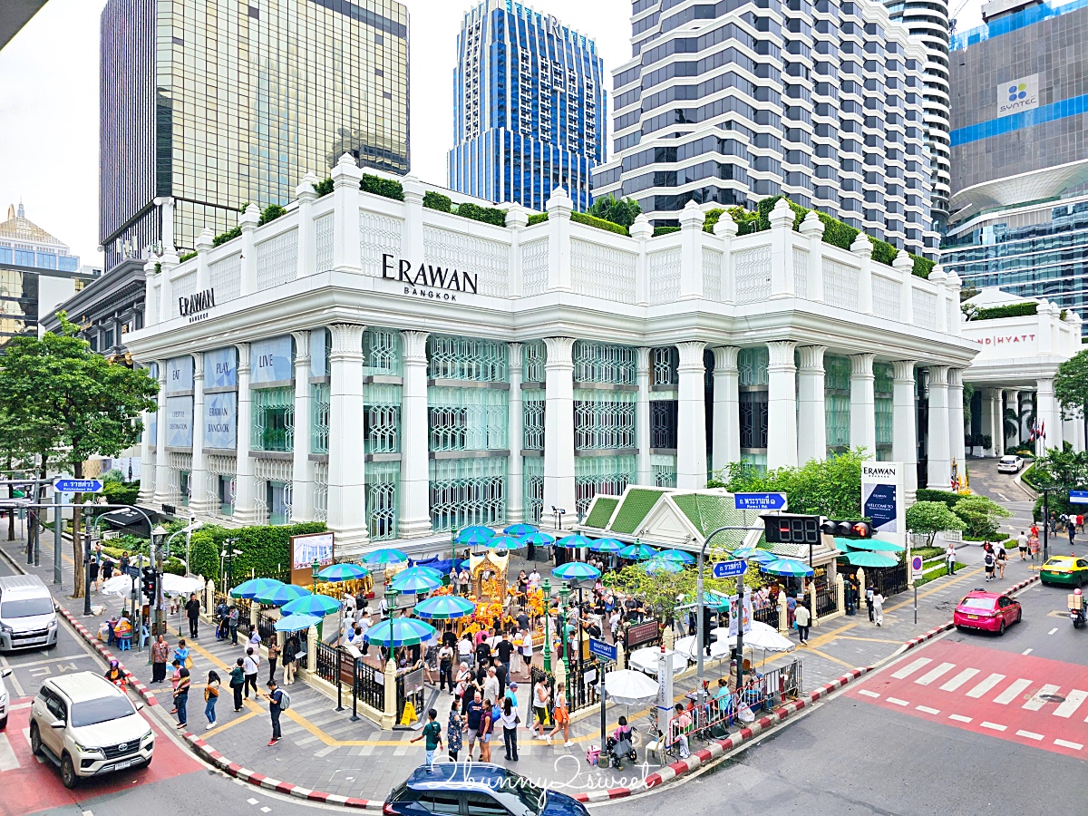 曼谷住宿「Grand Hyatt Erawan Bangkok 愛侶灣君悅飯店」奇隆站、四面佛旁歐式宮廷風五星君悅酒店 @兔兒毛毛姊妹花