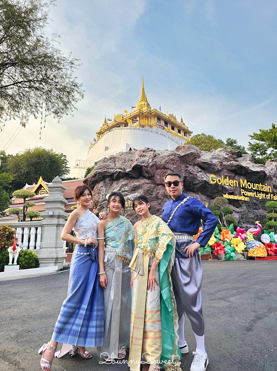 曼谷泰服體驗「Cherd-Chay Thai Glory」金山寺老城區泰服租借，手工泰服超精緻，預約制不用人擠人 @兔兒毛毛姊妹花