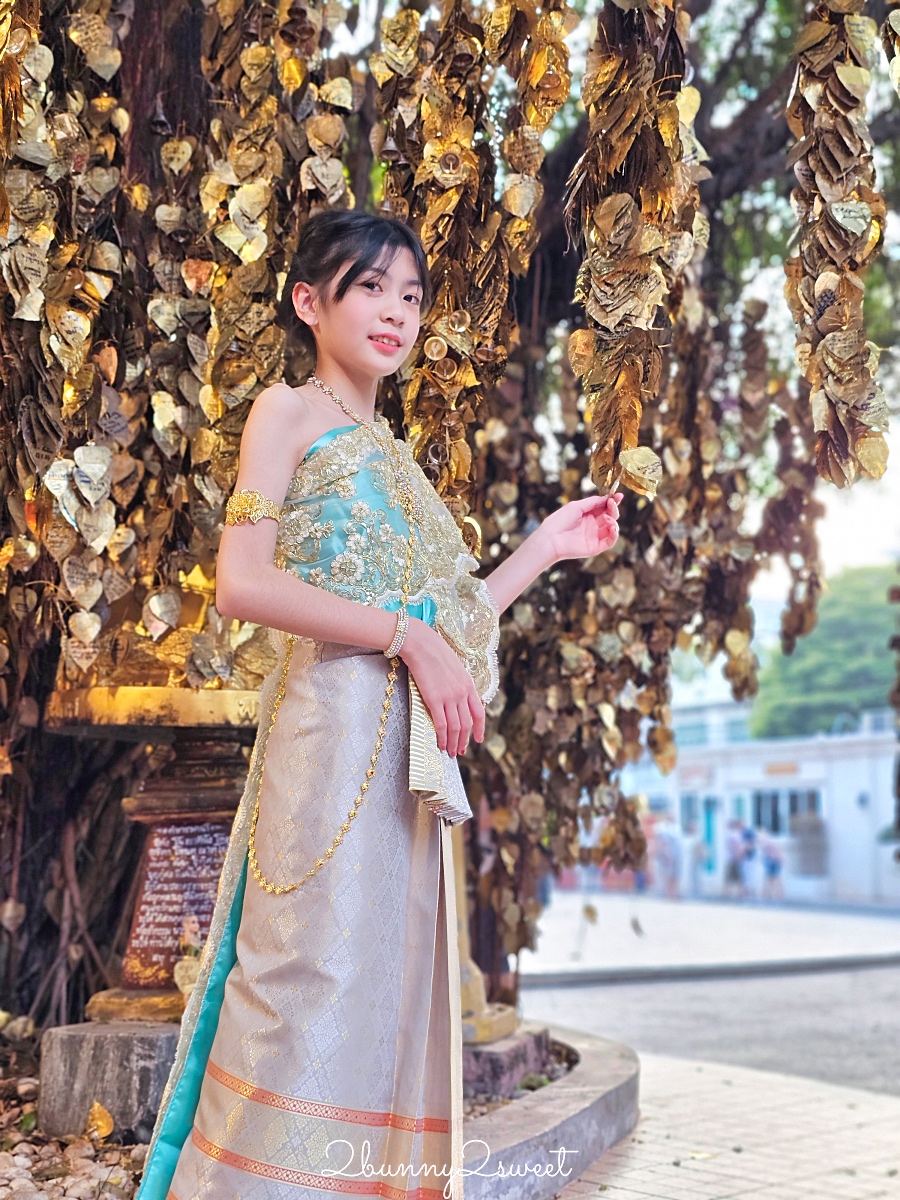 曼谷泰服體驗「Cherd-Chay Thai Glory」金山寺老城區泰服租借，手工泰服超精緻，預約制不用人擠人 @兔兒毛毛姊妹花