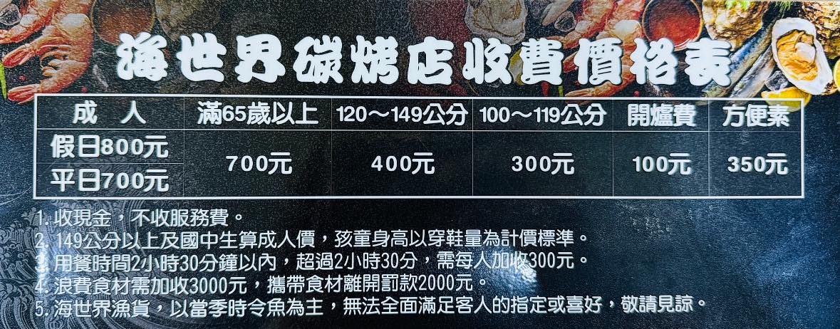 宜蘭吃到飽【海世界複合式碳烤】大牡蠣、現流海鮮燒烤吃到飽只要700元起，光吃魚就回本 @兔兒毛毛姊妹花