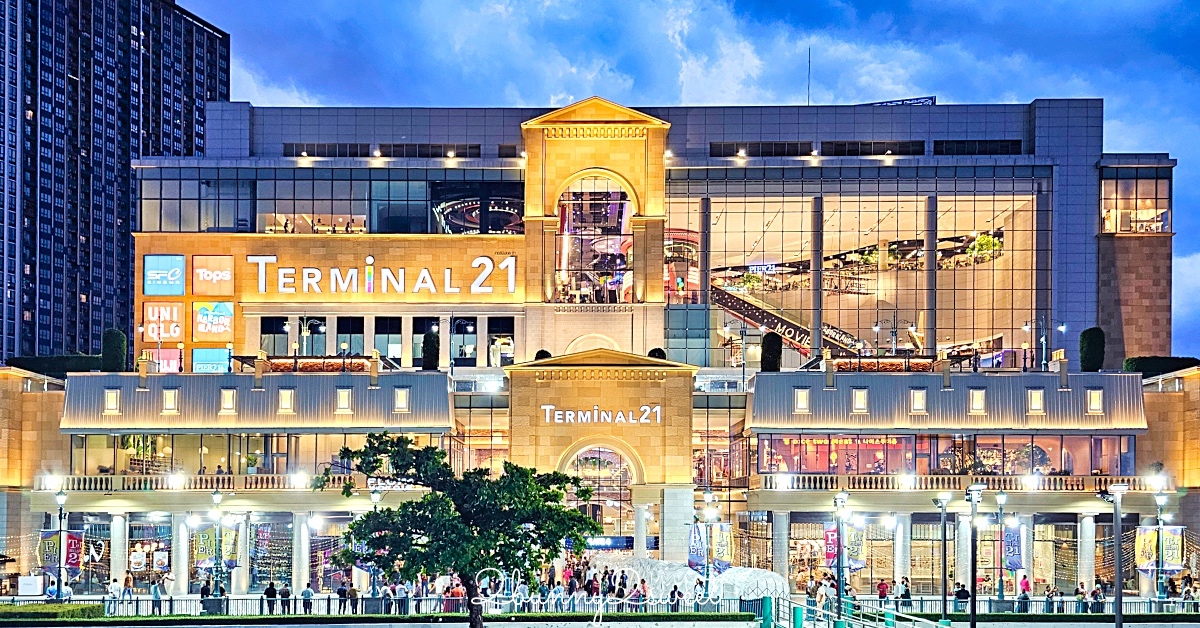 曼谷景點「Terminal 21 Rama 3」曼谷必逛購物中心，環遊世界六大異國主題好拍又好逛 @兔兒毛毛姊妹花