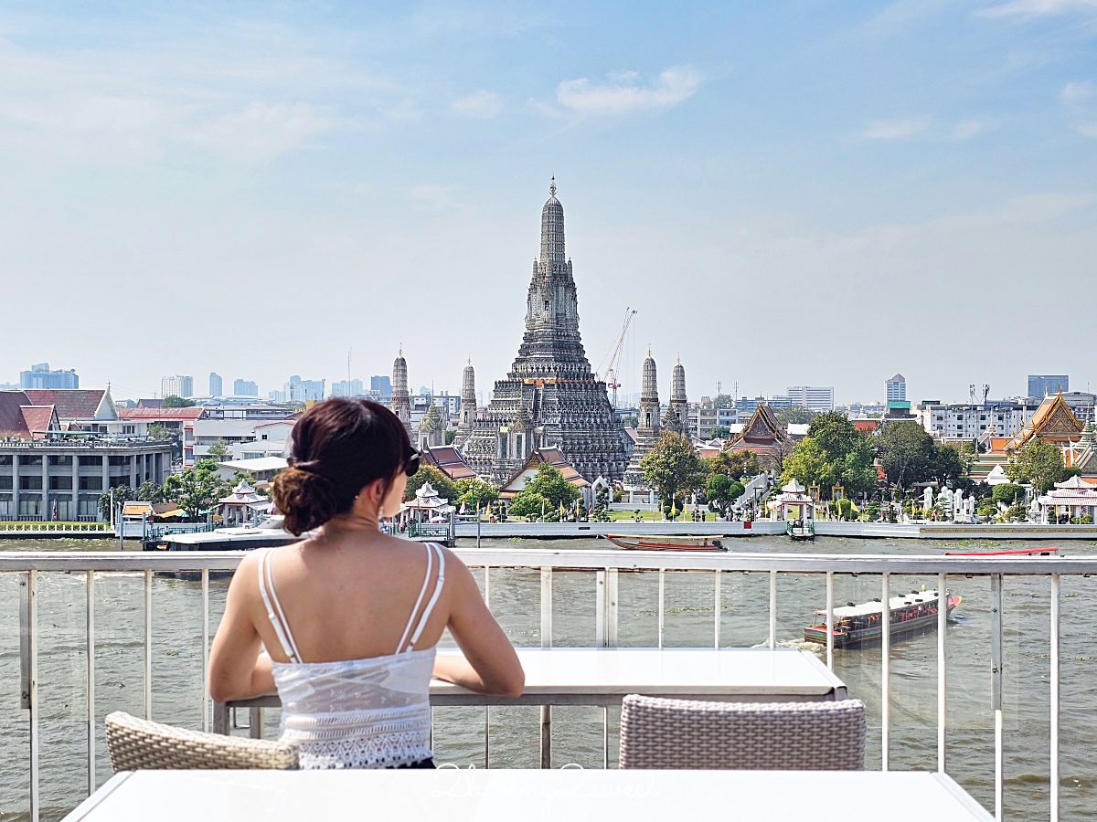 曼谷美食「View ARUN Restaurant &#038; Bar」昭披耶河畔鄭王廟第一排無敵景觀餐廳 @兔兒毛毛姊妹花