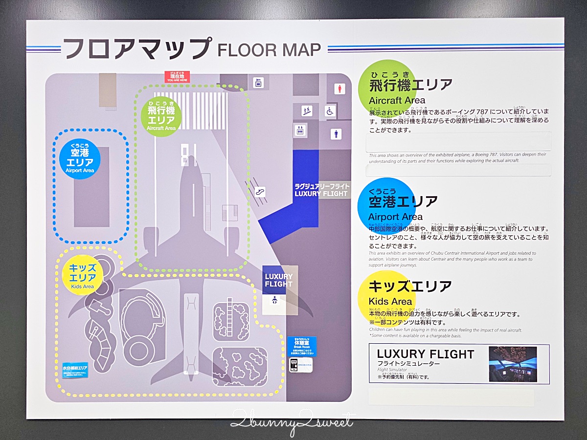 名古屋景點「波音博物館 FLIGHT OF DREAMS」中部國際機場免費飛機博物館 兒童室內樂園 @兔兒毛毛姊妹花