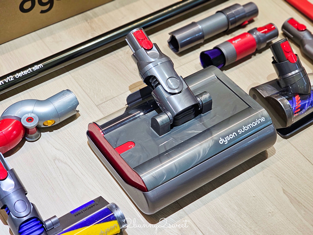 居家清潔家電推薦 Dyson V12s Detect Slim Submarine™ 乾濕全能洗地吸塵器快速清潔地板，Dyson 強效極靜甲醛偵測空氣清淨機給我乾淨好空氣 @兔兒毛毛姊妹花