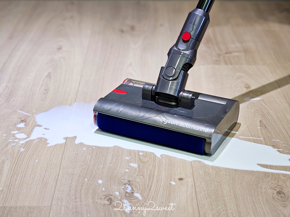 居家清潔家電推薦 Dyson V12s Detect Slim Submarine™ 乾濕全能洗地吸塵器快速清潔地板，Dyson 強效極靜甲醛偵測空氣清淨機給我乾淨好空氣 @兔兒毛毛姊妹花