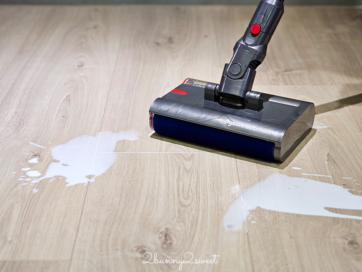 居家清潔家電推薦 Dyson V12s Detect Slim Submarine™ 乾濕全能洗地吸塵器快速清潔地板，Dyson 強效極靜甲醛偵測空氣清淨機給我乾淨好空氣 @兔兒毛毛姊妹花