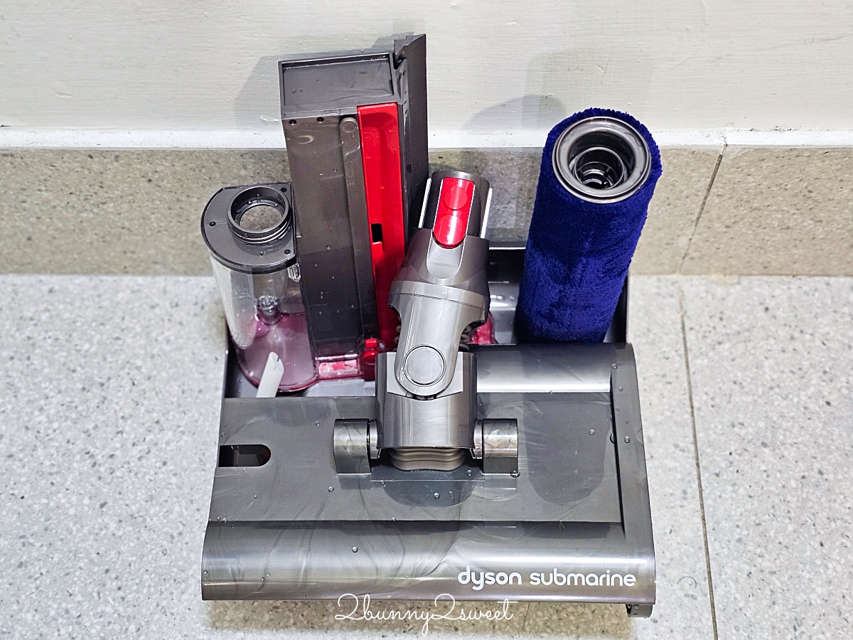 居家清潔家電推薦 Dyson V12s Detect Slim Submarine™ 乾濕全能洗地吸塵器快速清潔地板，Dyson 強效極靜甲醛偵測空氣清淨機給我乾淨好空氣 @兔兒毛毛姊妹花