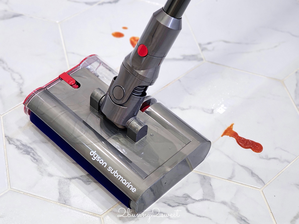 居家清潔家電推薦 Dyson V12s Detect Slim Submarine™ 乾濕全能洗地吸塵器快速清潔地板，Dyson 強效極靜甲醛偵測空氣清淨機給我乾淨好空氣 @兔兒毛毛姊妹花