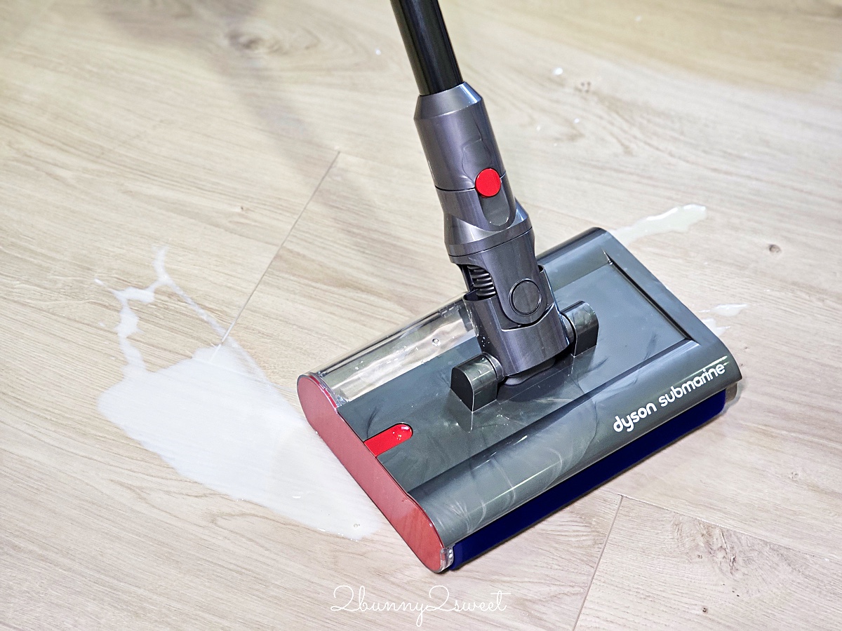 居家清潔家電推薦 Dyson V12s Detect Slim Submarine™ 乾濕全能洗地吸塵器快速清潔地板，Dyson 強效極靜甲醛偵測空氣清淨機給我乾淨好空氣 @兔兒毛毛姊妹花