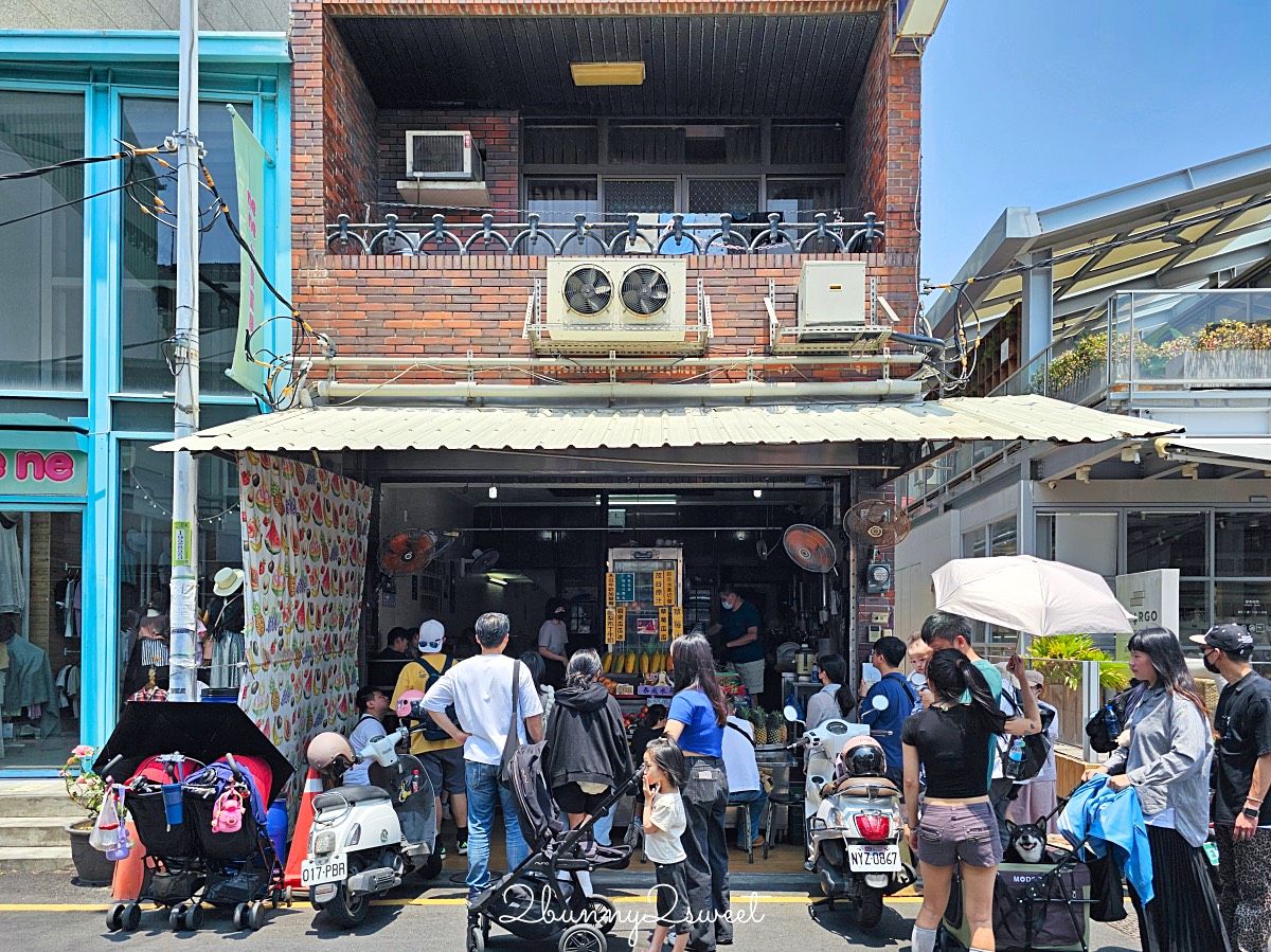 台南景點「泰成水果店」正興街老字號冰店，直接用哈密瓜當碗的浮誇冰品超吸睛 @兔兒毛毛姊妹花