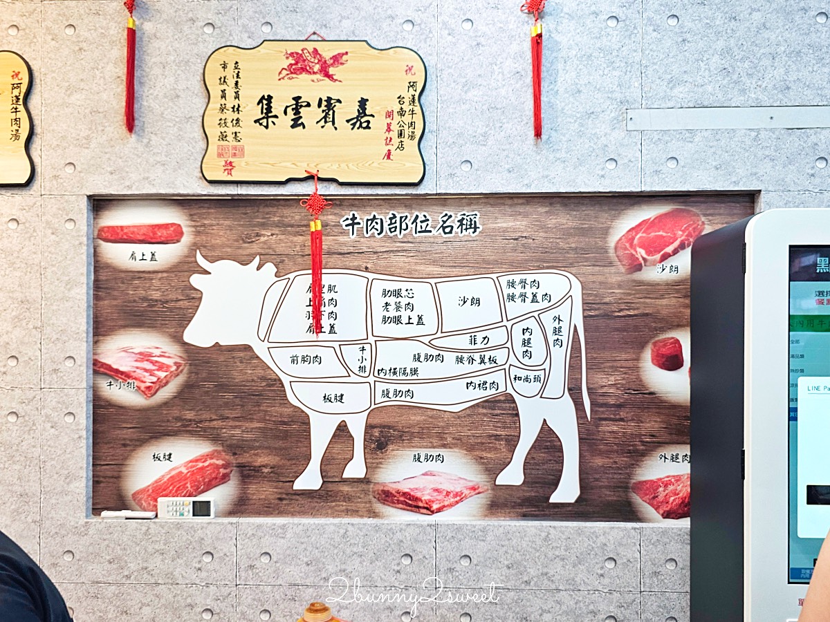台南美食「阿蓮牛肉湯台南公園店」現燙溫體牛肉湯超鮮，點牛肉湯就有牛燥飯吃到飽 @兔兒毛毛姊妹花