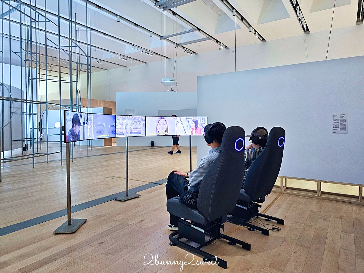 鶯歌景點「新北市美術館」蘆葦叢裡的創意綠建築，外圍園區沙坑、戲水池免費玩 @兔兒毛毛姊妹花