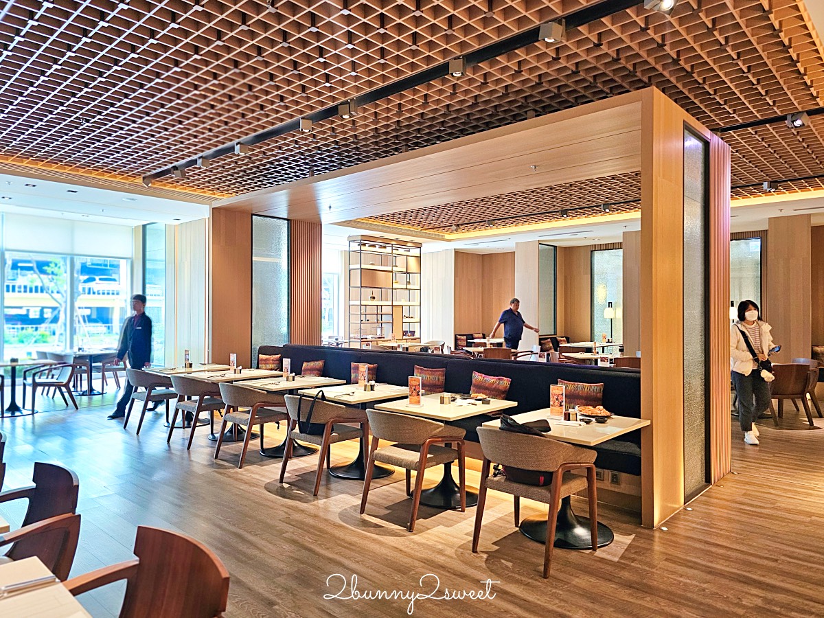 台北吃到飽「台北國泰萬怡酒店MJ Kitchen自助餐廳」免千元 buffet 無限吃生食級天使紅蝦、雪蟹 @兔兒毛毛姊妹花