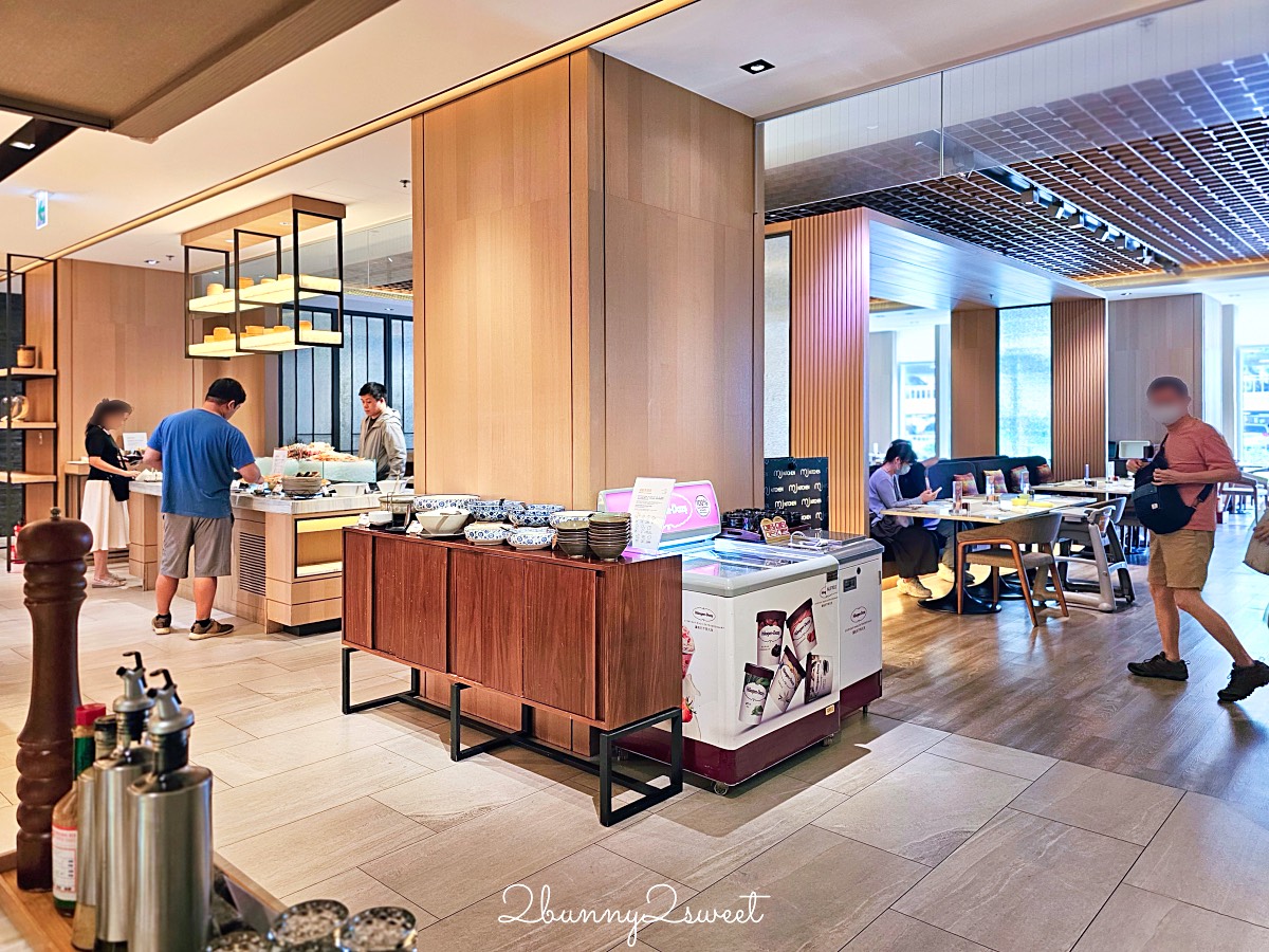 台北吃到飽「台北國泰萬怡酒店MJ Kitchen自助餐廳」免千元 buffet 無限吃生食級天使紅蝦、雪蟹 @兔兒毛毛姊妹花