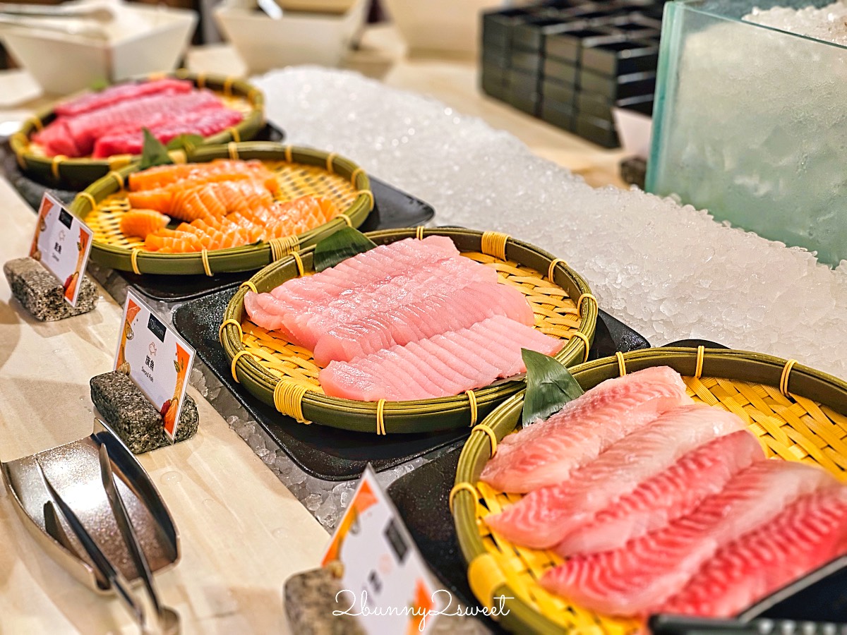 台北吃到飽「台北國泰萬怡酒店MJ Kitchen自助餐廳」免千元 buffet 無限吃生食級天使紅蝦、雪蟹 @兔兒毛毛姊妹花