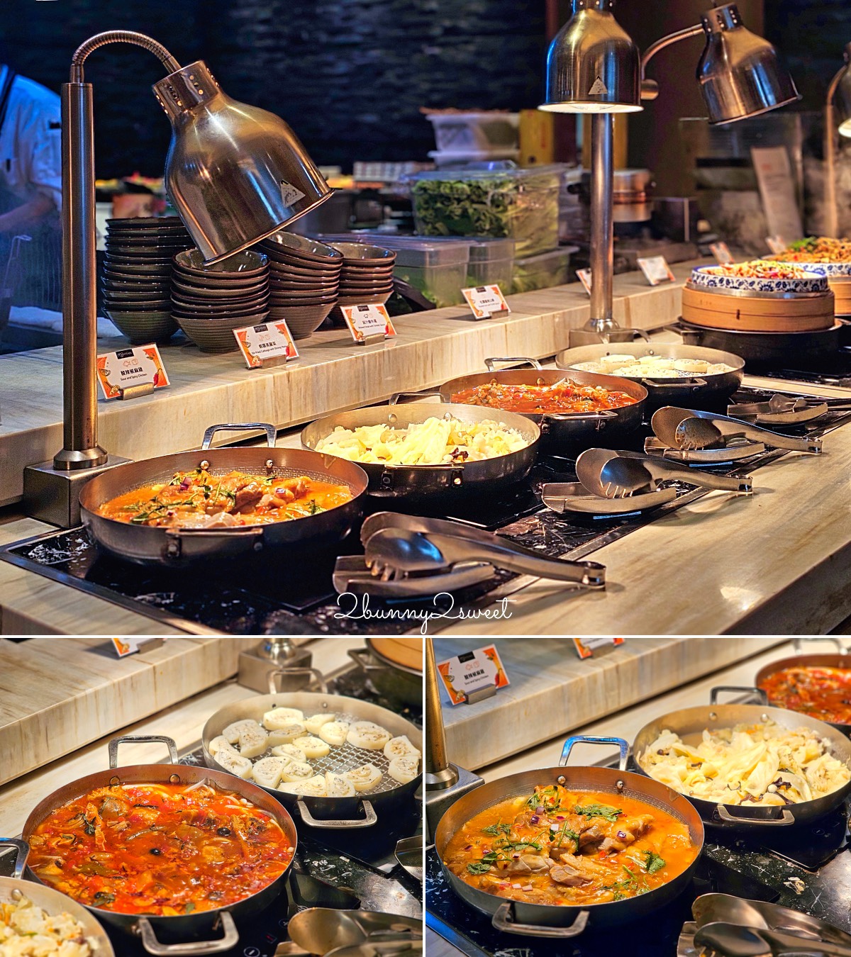 台北吃到飽「台北國泰萬怡酒店MJ Kitchen自助餐廳」免千元 buffet 無限吃生食級天使紅蝦、雪蟹 @兔兒毛毛姊妹花