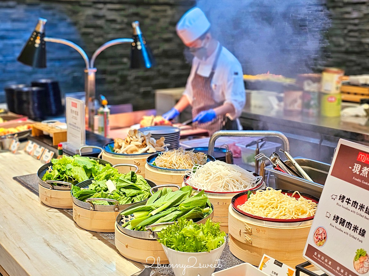 台北吃到飽「台北國泰萬怡酒店MJ Kitchen自助餐廳」免千元 buffet 無限吃生食級天使紅蝦、雪蟹 @兔兒毛毛姊妹花