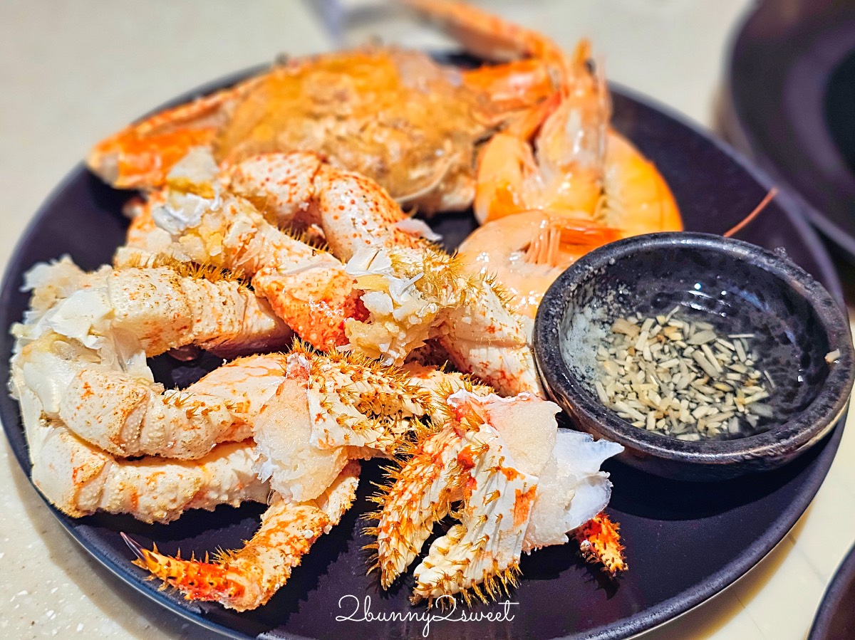 台北吃到飽「台北國泰萬怡酒店MJ Kitchen自助餐廳」免千元 buffet 無限吃生食級天使紅蝦、雪蟹 @兔兒毛毛姊妹花
