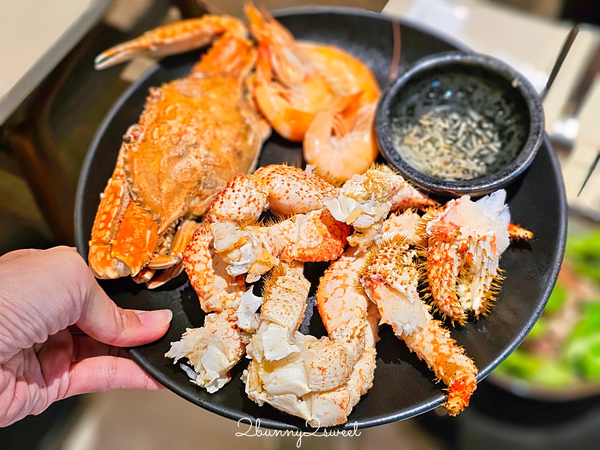 台北吃到飽「台北國泰萬怡酒店MJ Kitchen自助餐廳」免千元 buffet 無限吃生食級天使紅蝦、雪蟹 @兔兒毛毛姊妹花
