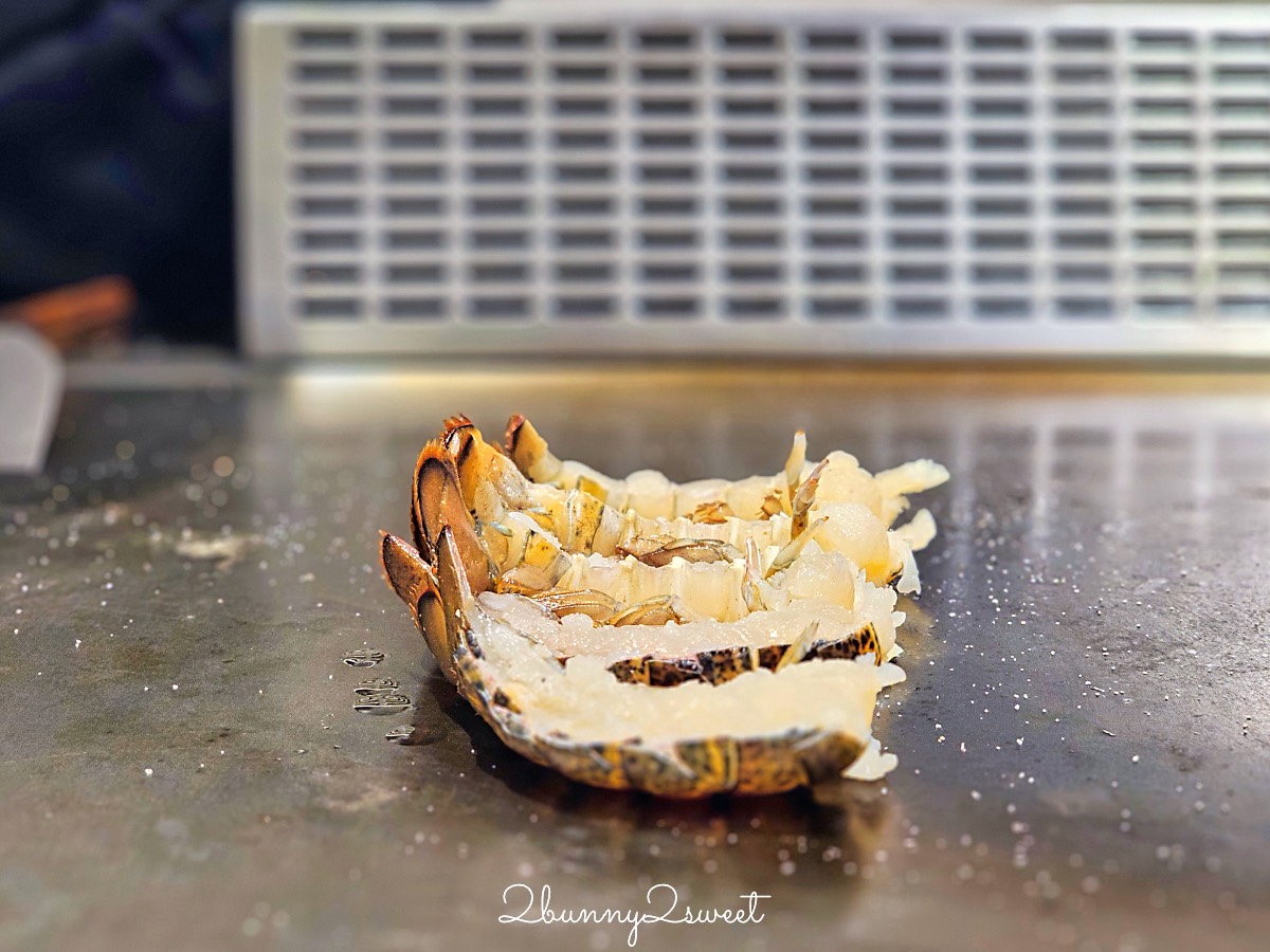 信義區慶生首選【明水然樂信義松菸店】1600就能吃到龍蝦和牛的超高CP值頂級無菜單鐵板燒 @兔兒毛毛姊妹花