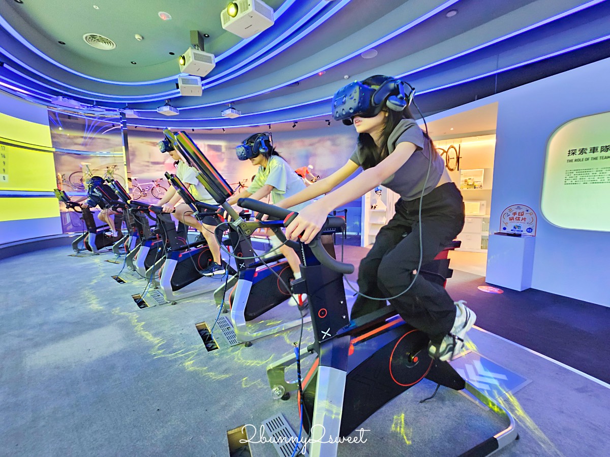 台中景點【自行車文化探索館】捷安特腳踏車博物館 VR 互動體驗好玩又長知識|台中雨天景點 @兔兒毛毛姊妹花