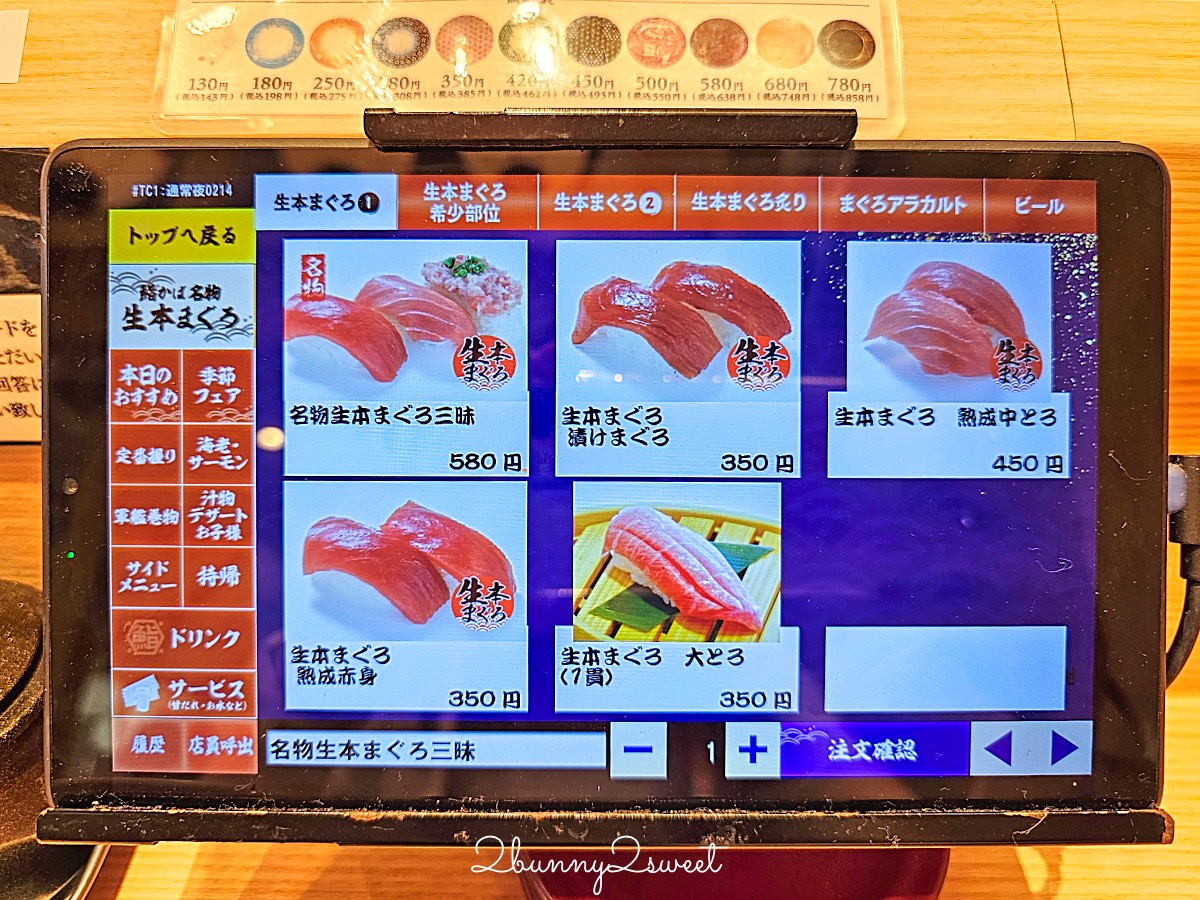 鳥取美食【漁港回転寿司 鮨かば 境港波止場店】境港必吃漁船直營迴轉壽司 新鮮平價超推薦 @兔兒毛毛姊妹花