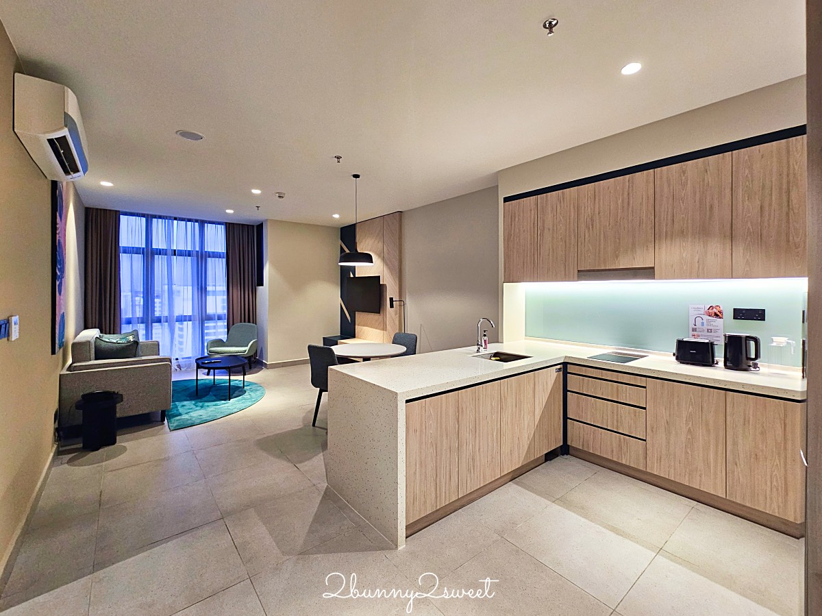 沙巴住宿【Citadines Waterfront Kota Kinabalu】亞庇公寓式酒店～近百貨,碼頭,加雅街 地點方便 @兔兒毛毛姊妹花