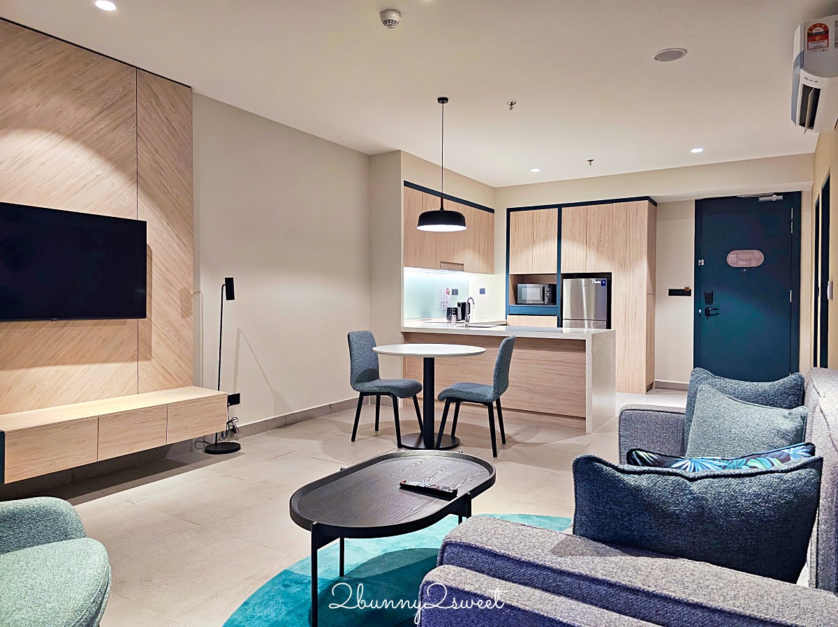 沙巴住宿【Citadines Waterfront Kota Kinabalu】亞庇公寓式酒店～近百貨,碼頭,加雅街 地點方便 @兔兒毛毛姊妹花