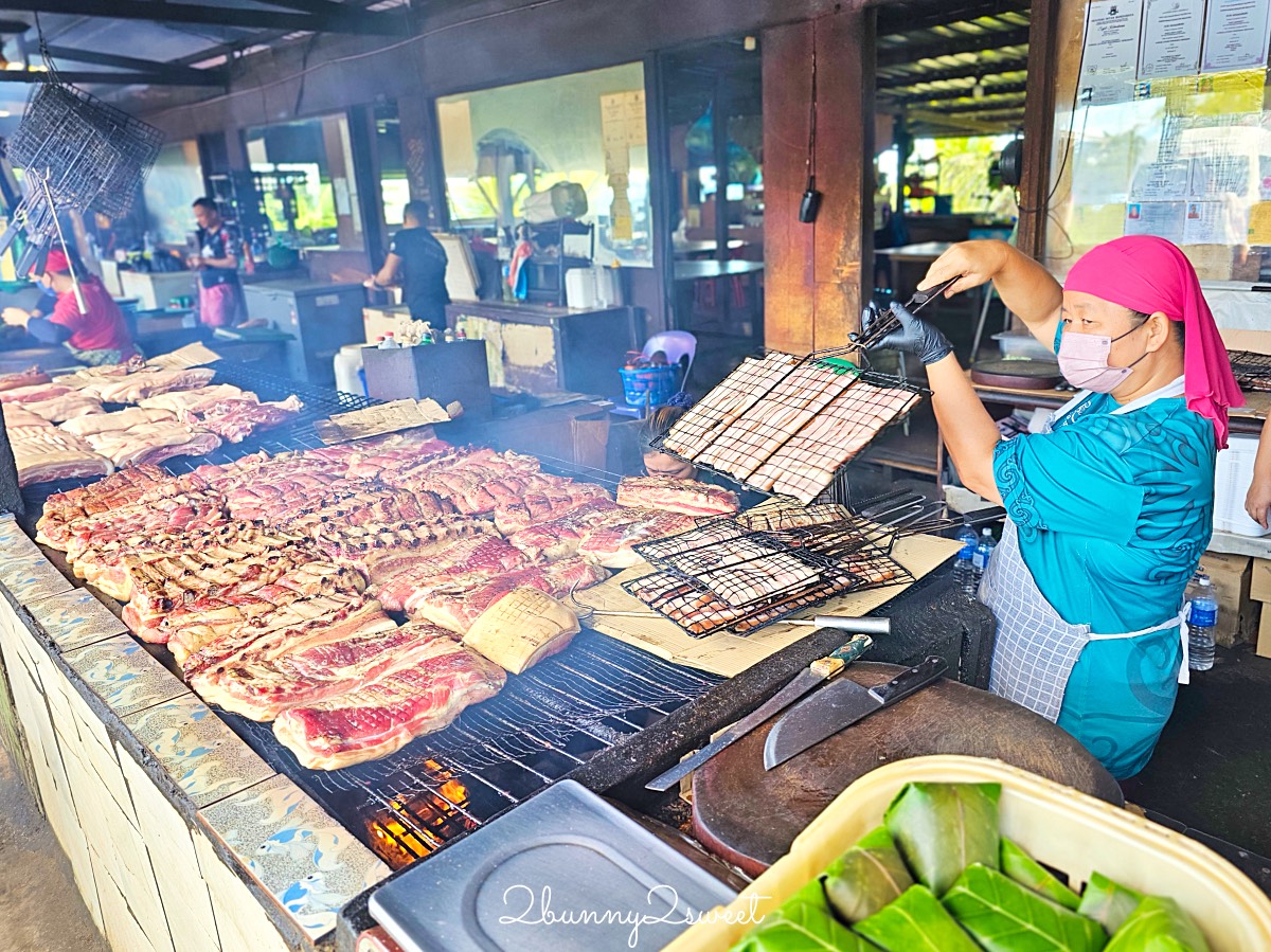 沙巴美食【煙燻山豬肉】Sinalau Bakas Himbaan Bongol 神山一日遊昆達山必吃在地美食 @兔兒毛毛姊妹花