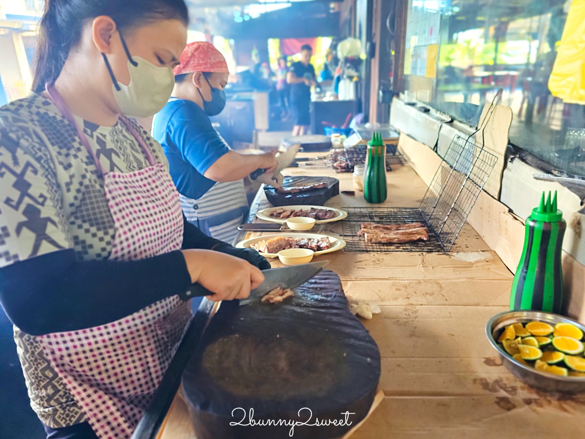 沙巴美食【煙燻山豬肉】Sinalau Bakas Himbaan Bongol 神山一日遊昆達山必吃在地美食 @兔兒毛毛姊妹花
