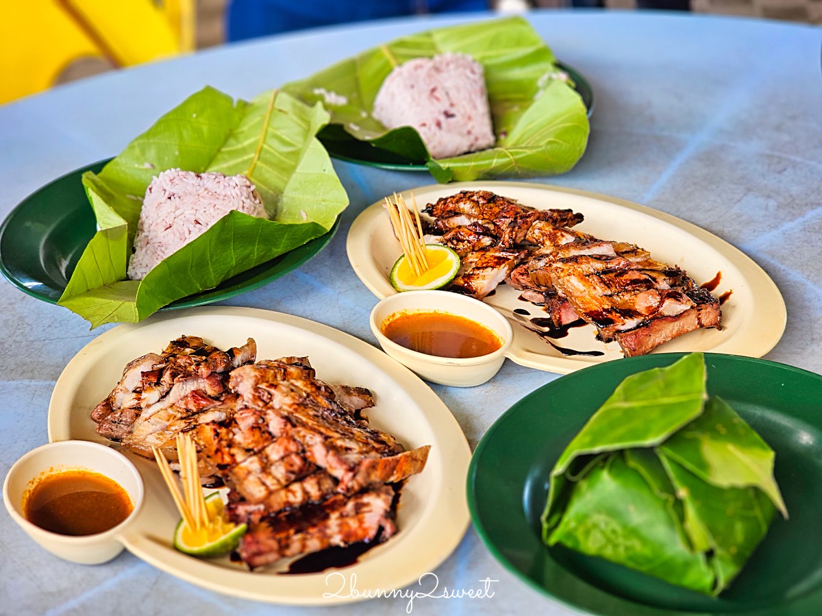 沙巴美食【煙燻山豬肉】Sinalau Bakas Himbaan Bongol 神山一日遊昆達山必吃在地美食 @兔兒毛毛姊妹花