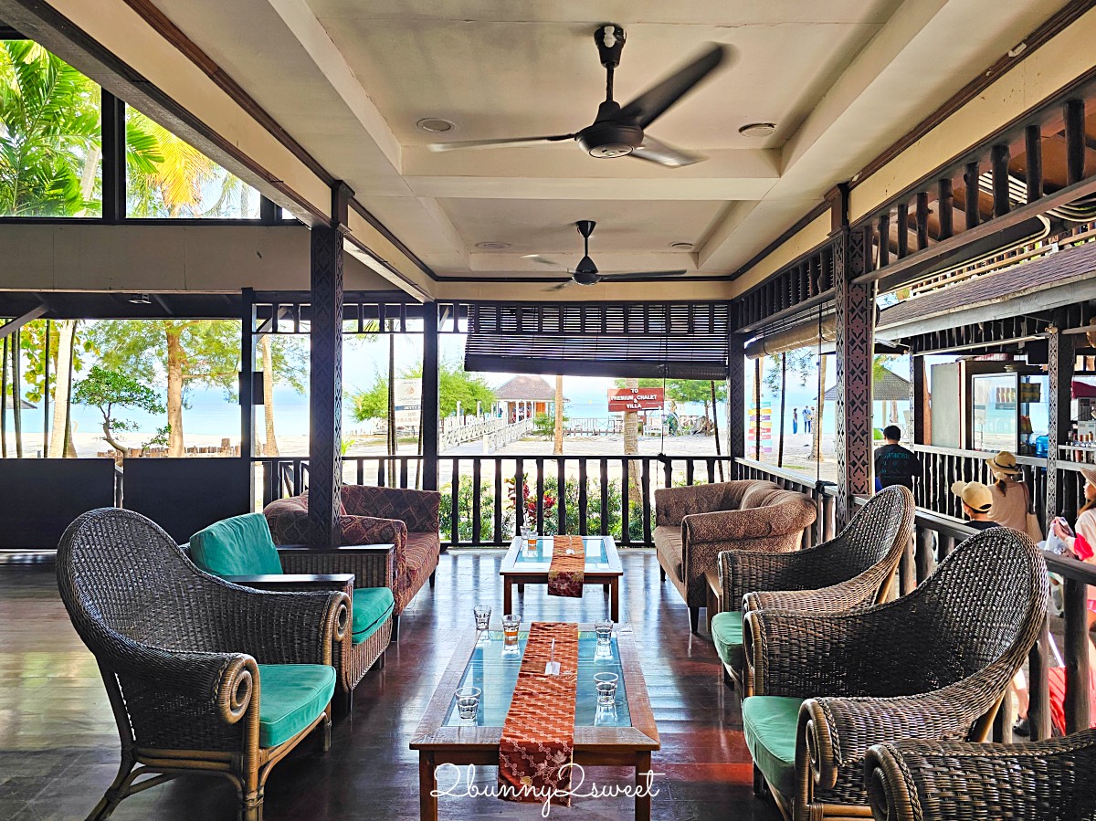 沙巴美人魚島跳島住宿【絲綢美人魚飯店 Sutera at Mantanani】海景小木屋/水上活動/一泊三食開箱 @兔兒毛毛姊妹花