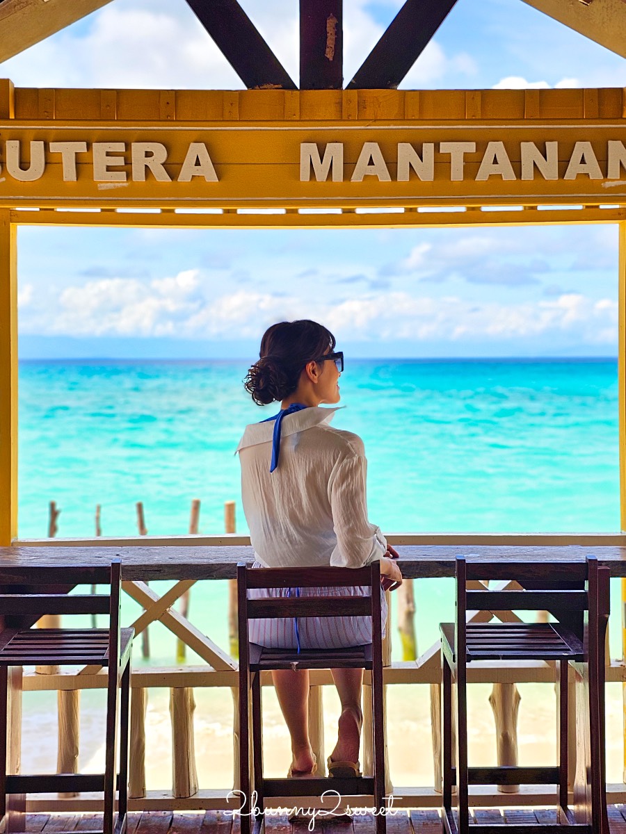 沙巴美人魚島跳島住宿【絲綢美人魚飯店 Sutera at Mantanani】海景小木屋/水上活動/一泊三食開箱 @兔兒毛毛姊妹花