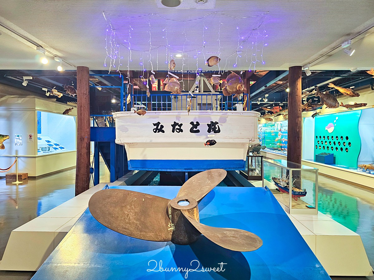 鳥取景點【海とくらしの史料館】日本最大魚類標本博物館，鳥取境港室內景點推薦 @兔兒毛毛姊妹花