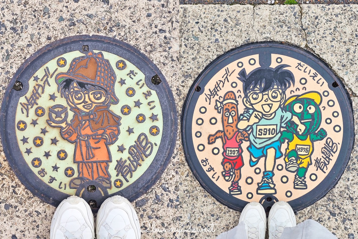鳥取由良【柯南小鎮】一日遊地圖攻略～必拍角色/必吃美食/青山剛昌故鄉館不繞路這樣玩 @兔兒毛毛姊妹花