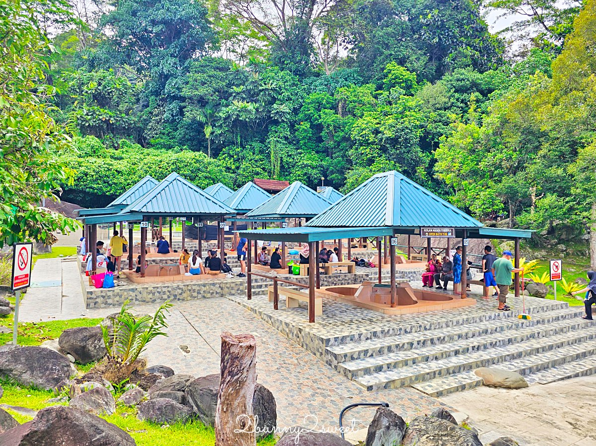 沙巴景點【波令溫泉 Poring Hot Spring】樹冠步道～從13層樓高樹頂吊橋看熱帶雨林 @兔兒毛毛姊妹花