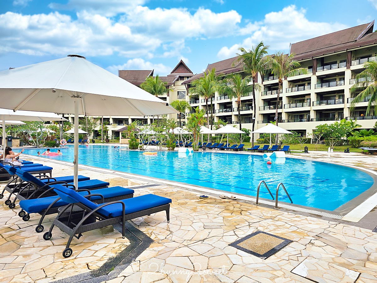 沙巴住宿【香格里拉莎利雅度假酒店 Shangri-La Rasa Ria】私人海灘 豐富設施～親子度假首選 @兔兒毛毛姊妹花