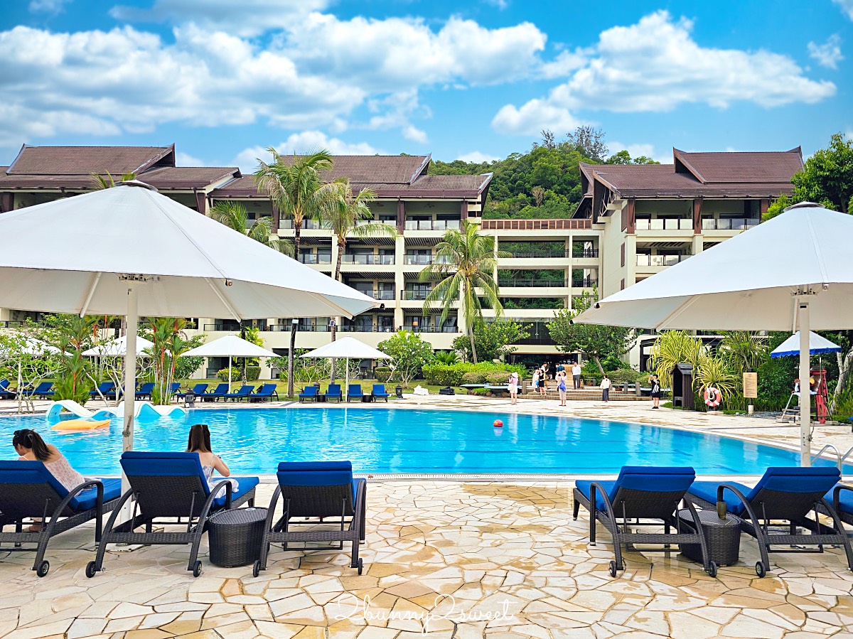 沙巴住宿【香格里拉莎利雅度假酒店 Shangri-La Rasa Ria】私人海灘 豐富設施～親子度假首選 @兔兒毛毛姊妹花