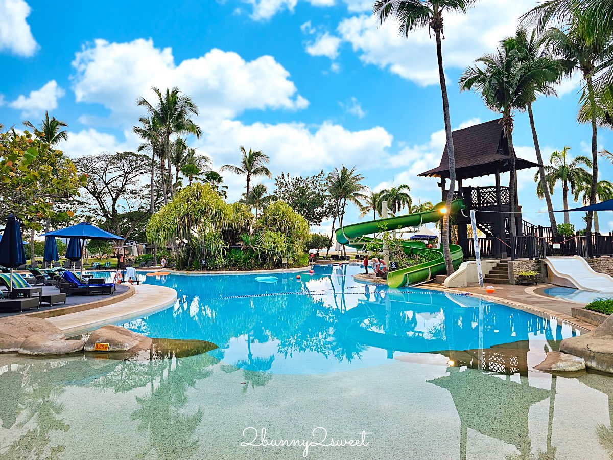 沙巴住宿【香格里拉莎利雅度假酒店 Shangri-La Rasa Ria】私人海灘 豐富設施～親子度假首選 @兔兒毛毛姊妹花
