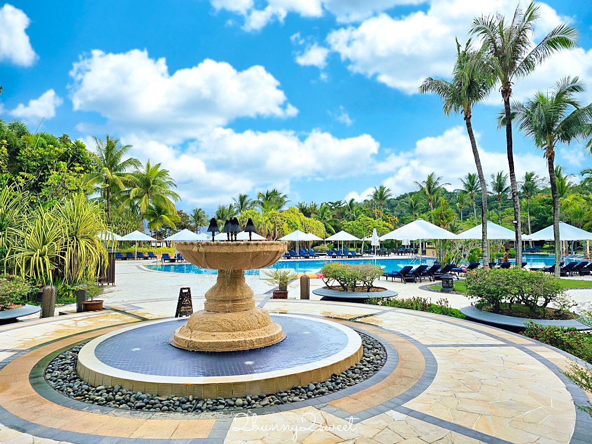 沙巴住宿【香格里拉莎利雅度假酒店 Shangri-La Rasa Ria】私人海灘 豐富設施～親子度假首選 @兔兒毛毛姊妹花