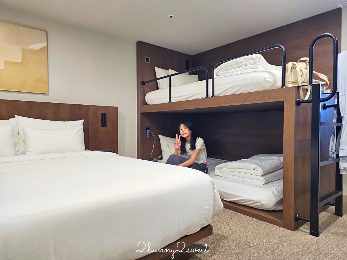 首爾住宿【明洞莊飯店 Hotel Myeongdongjang】下樓就是明洞商圈/大空間四人房/房內飲水機/免費咖啡暢飲 @兔兒毛毛姊妹花