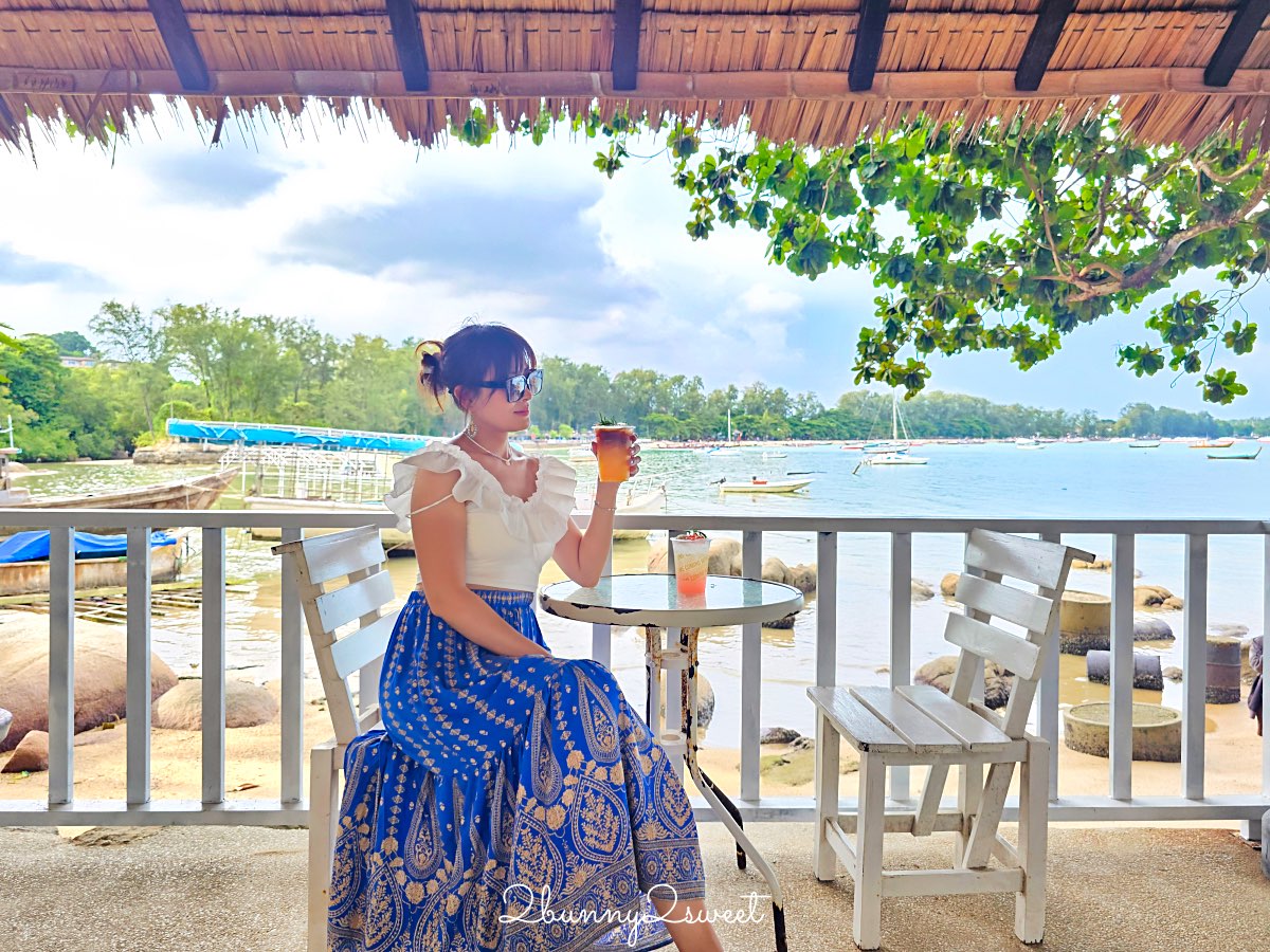 普吉島海景咖啡推薦｜Coming Home Cafe &#038; Seaside：沙灘鞦韆＋竹編露台超chill美拍空間 @兔兒毛毛姊妹花