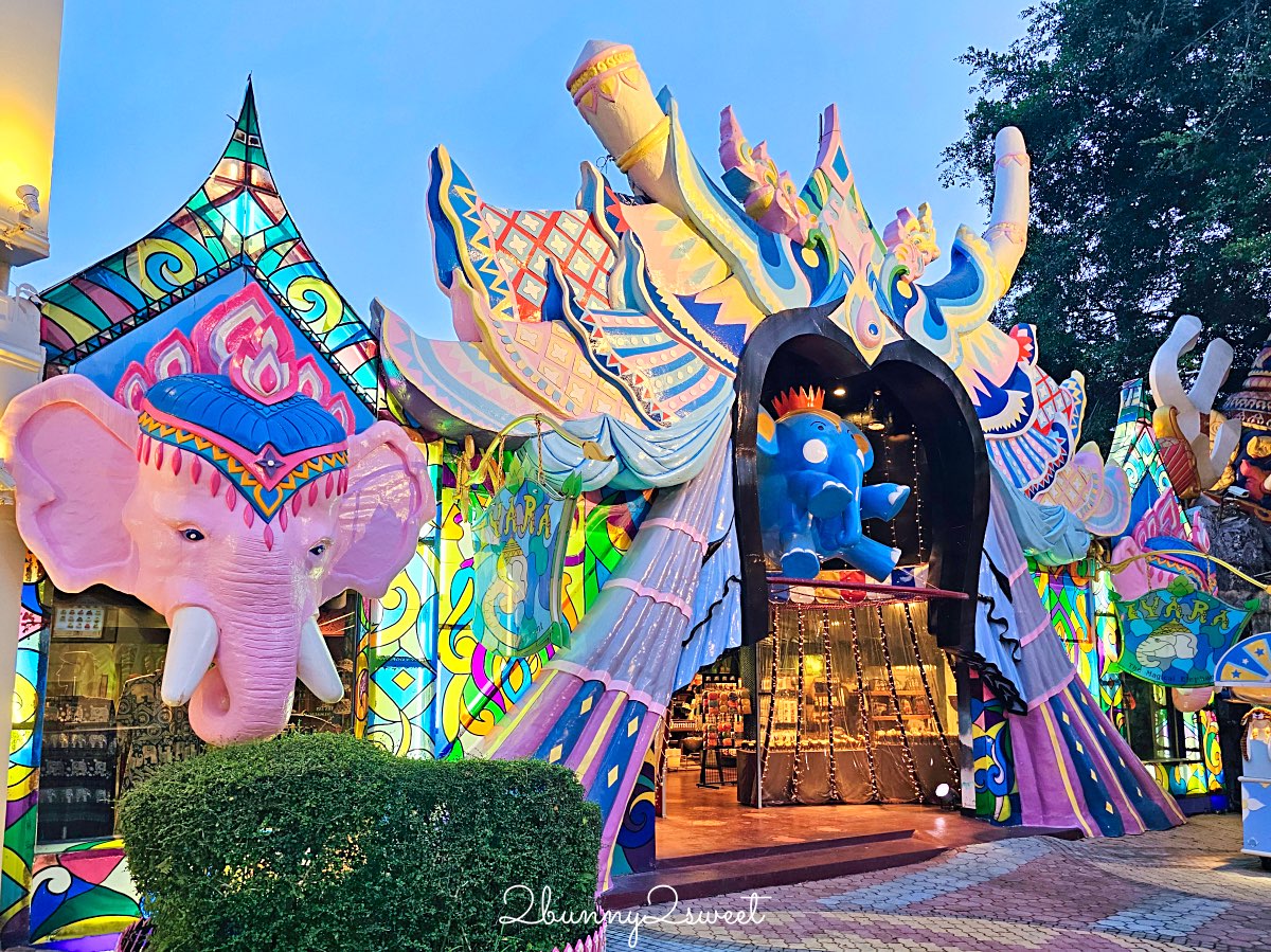 普吉島景點推薦｜Phuket FantaSea 普吉幻多奇：看秀吃Buffet、拍泰服、抱老虎的夜間樂園 @兔兒毛毛姊妹花
